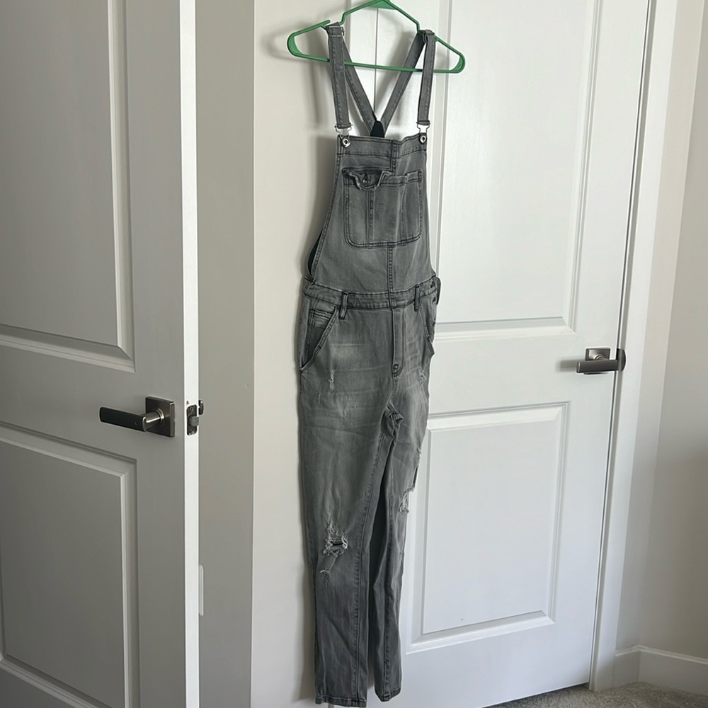 Zara Men's Denim Overalls - Size S